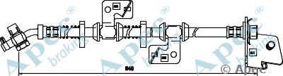 APEC BRAKING hos3543 -  Тормозной шланг